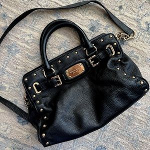 Michael Kors black studded bag